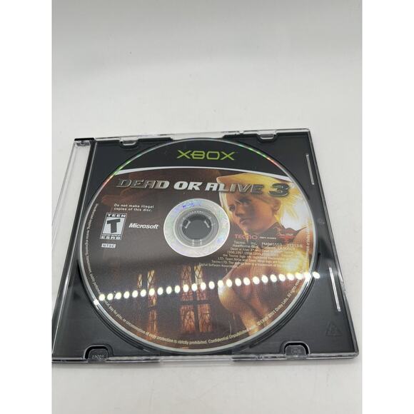 Dead or Alive 3 (Microsoft Xbox, 2001) Tested - Picture 3 of 6